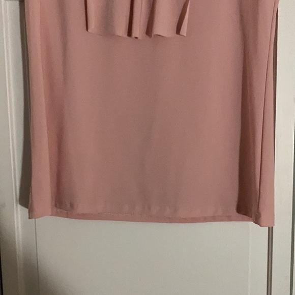 Claudia Richard Pink Ruffle Top NWOT - Picture 4 of 5